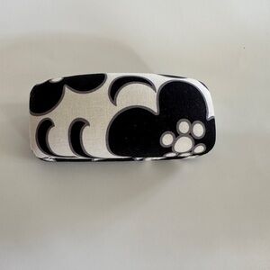 Vera Bradley Black and White Floral Fabric Clamshell Eyewear Case